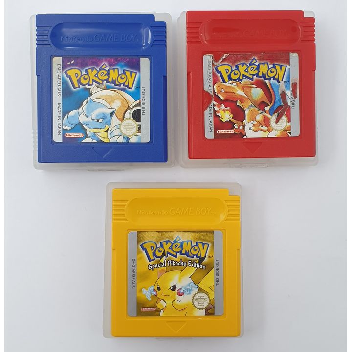 Pokemon Nintendo Game Boy Cartridges (x3)