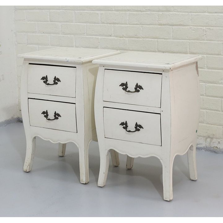 PAIR OF PAINTED PEDESTALS