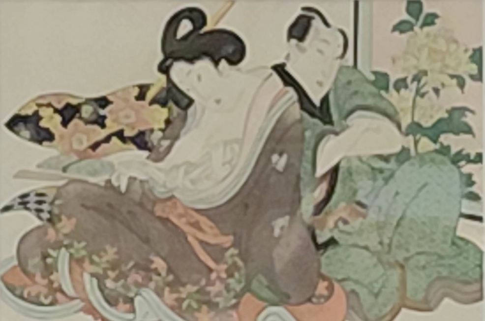 527 · ANTIQUE JAPANESE WOODBLOCK