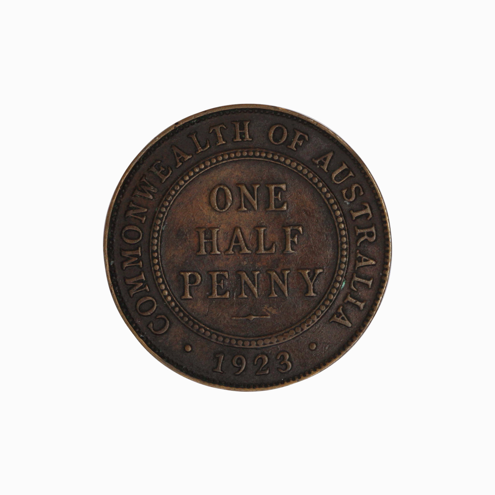 George V, Halfpenny, 1923, gFine