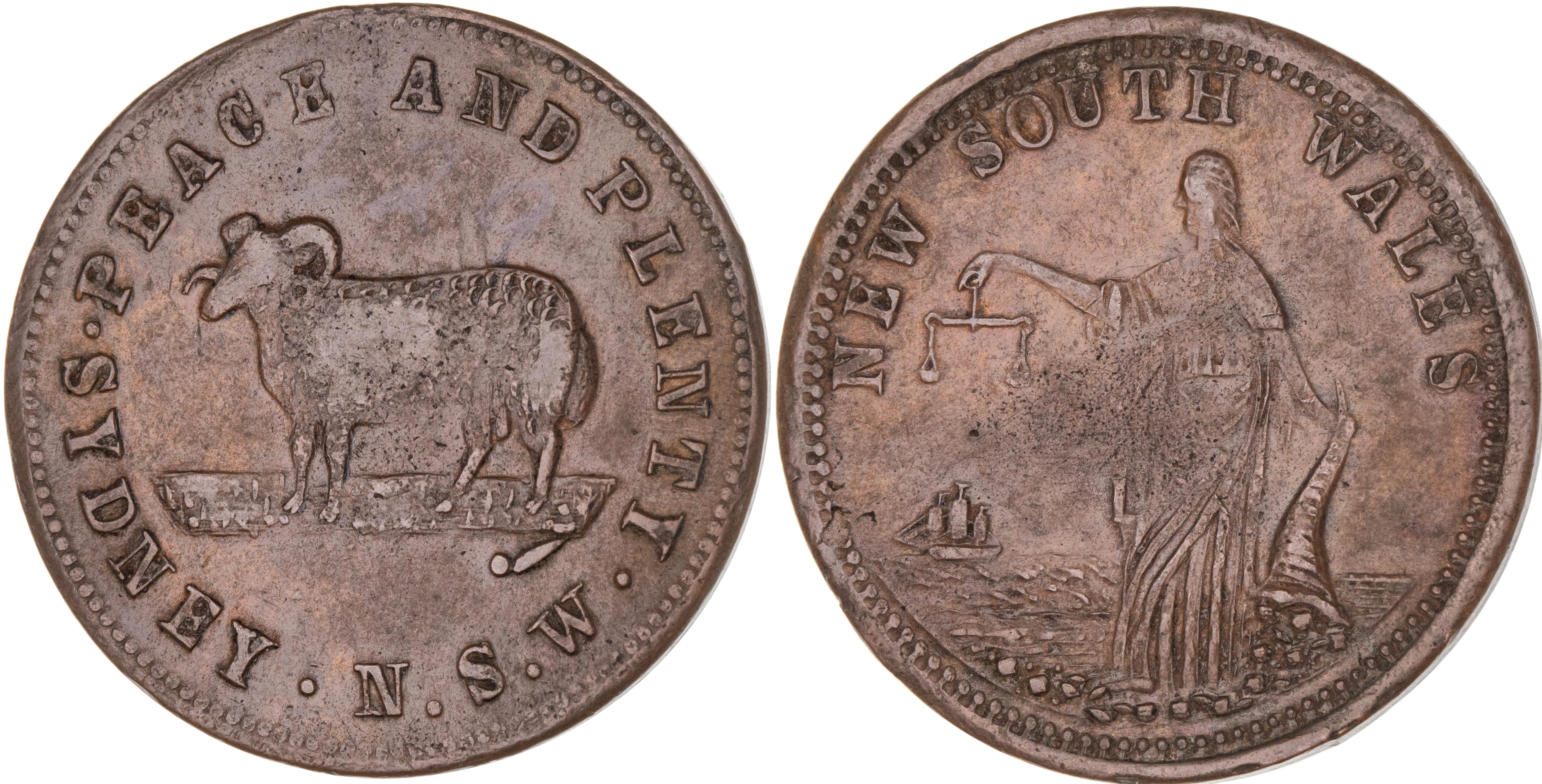 Sydney, New South Wales, Whitty & Brown, Penny, VF