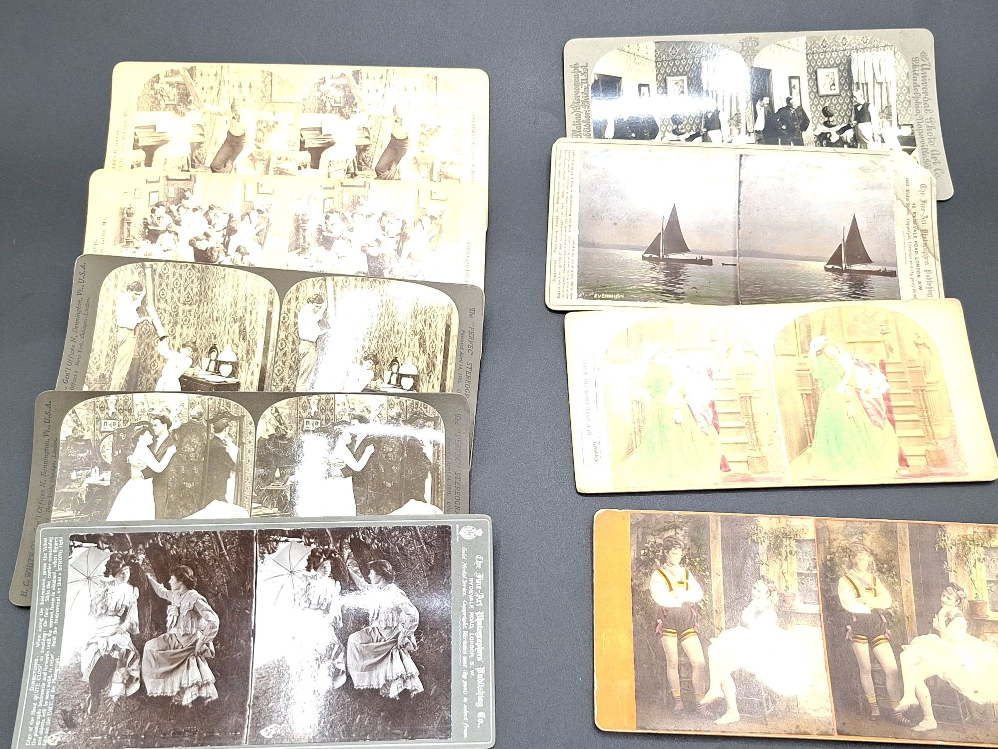 Collection Of Stereoscope Slides
