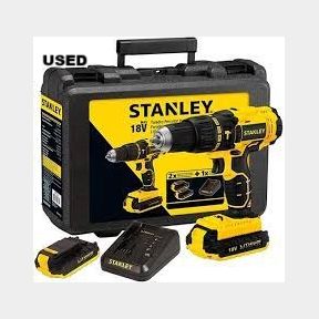 Stanley 18V Li-Ion 13Mm Hammer Drill. 45Nm. 2X1.5Ah Batt. Kitbox - SCH20S2K-B9 -(USED) | AS 51718/3637 B1 (S3)