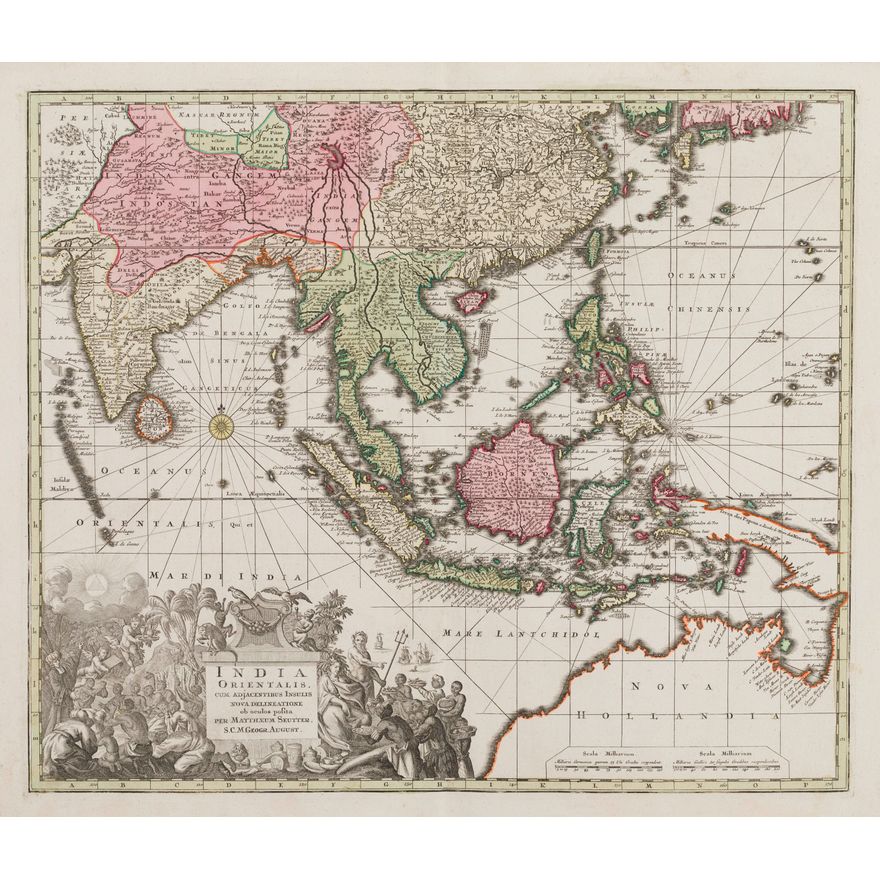 India orientalis cum Adjacentibus Insulis Nova Delineatione…