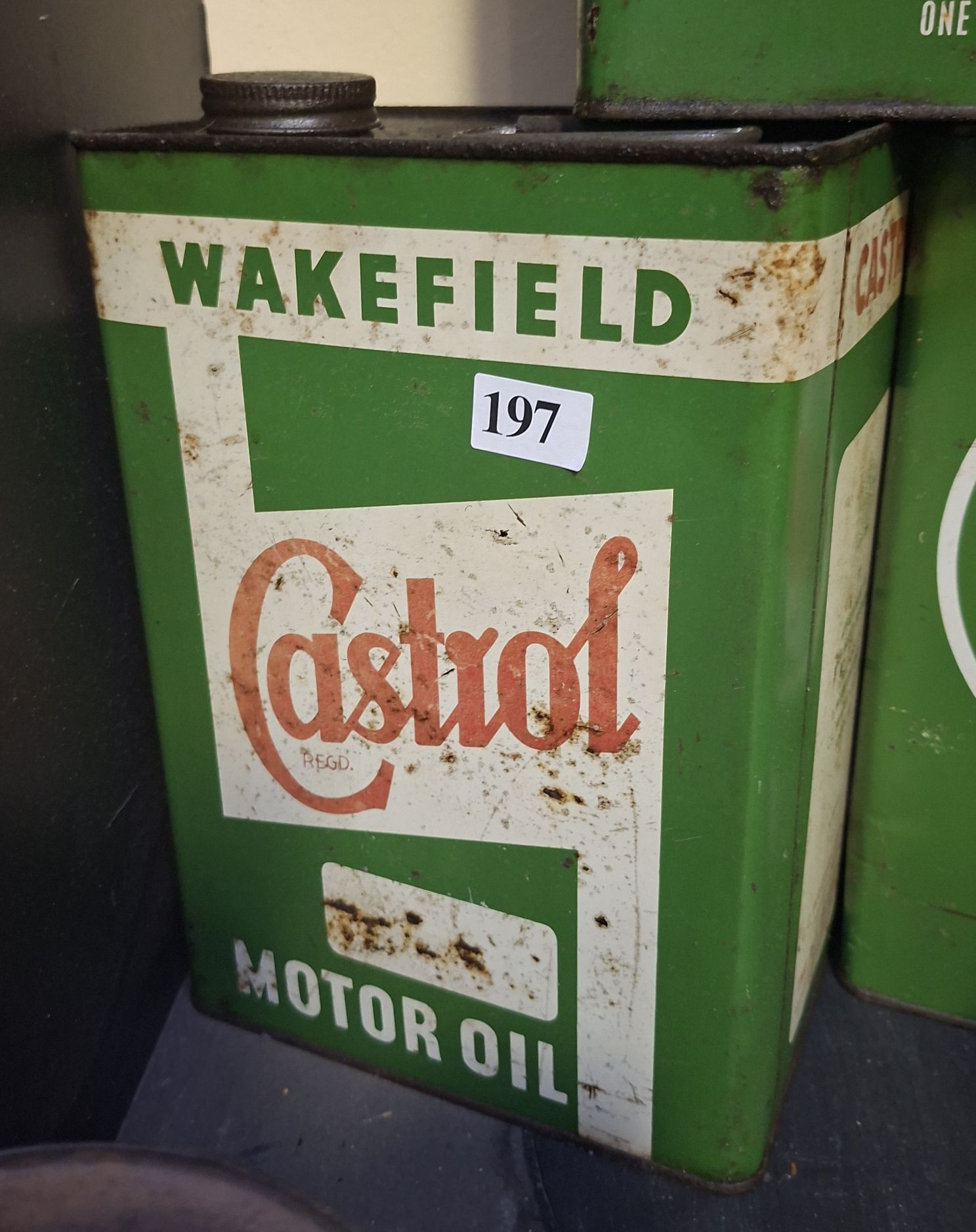 Castrol Wakefield Motor Oil Can