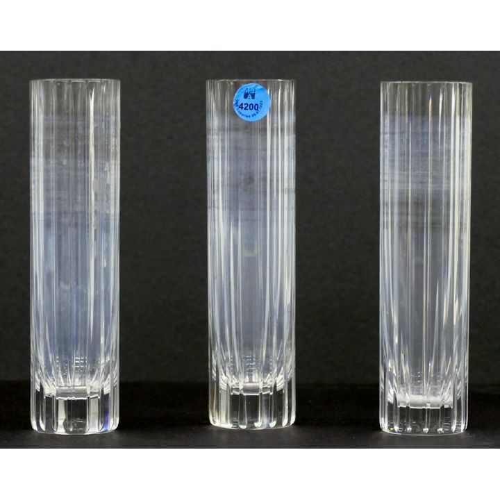3pc Small Baccarat Harmonie Vase 7''