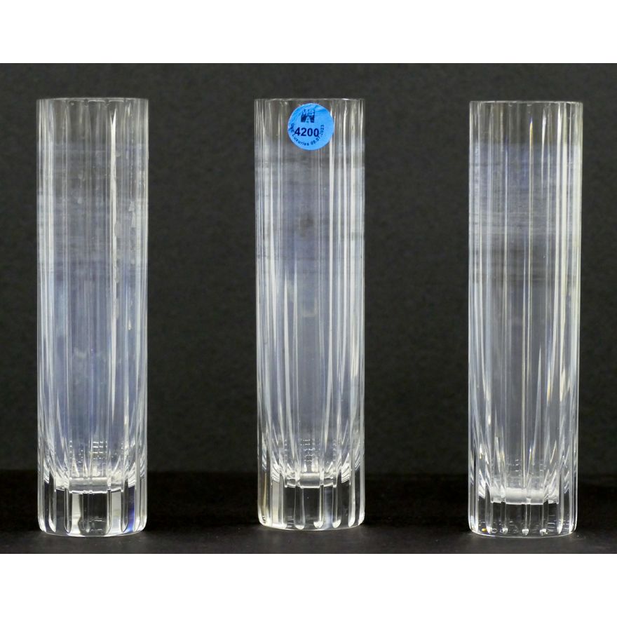 3pc Small Baccarat Harmonie Vase 7''