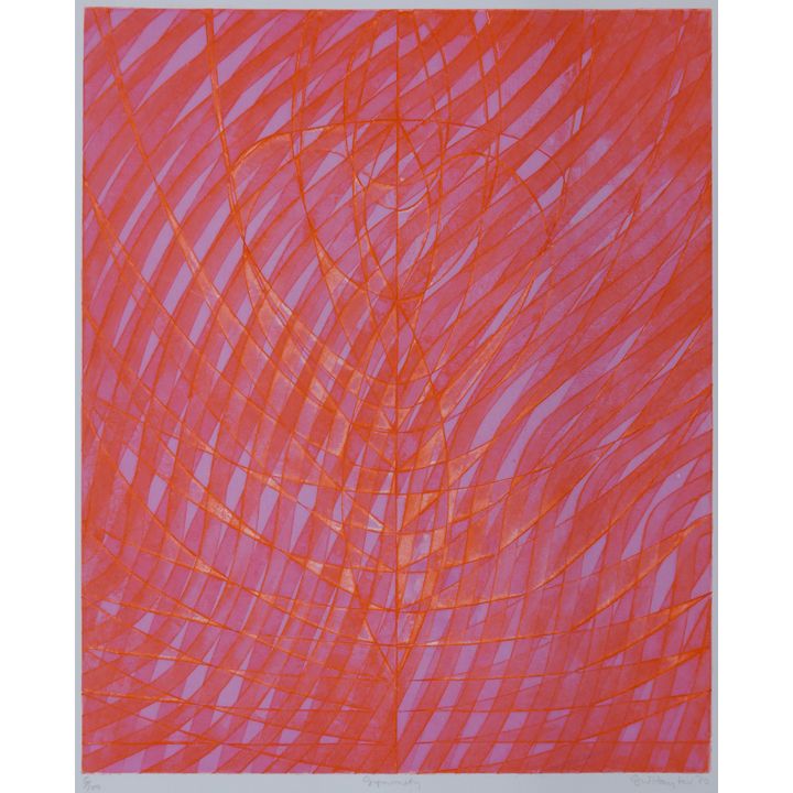 Stanley William Hayter ''Symmetry'' 1970 Etching