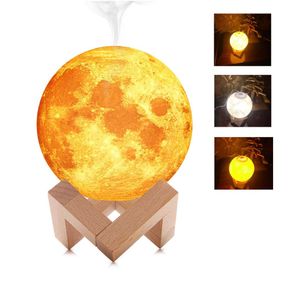 Air Humidifier 3D Moon Lamp Night Light USB 880ML - Defective