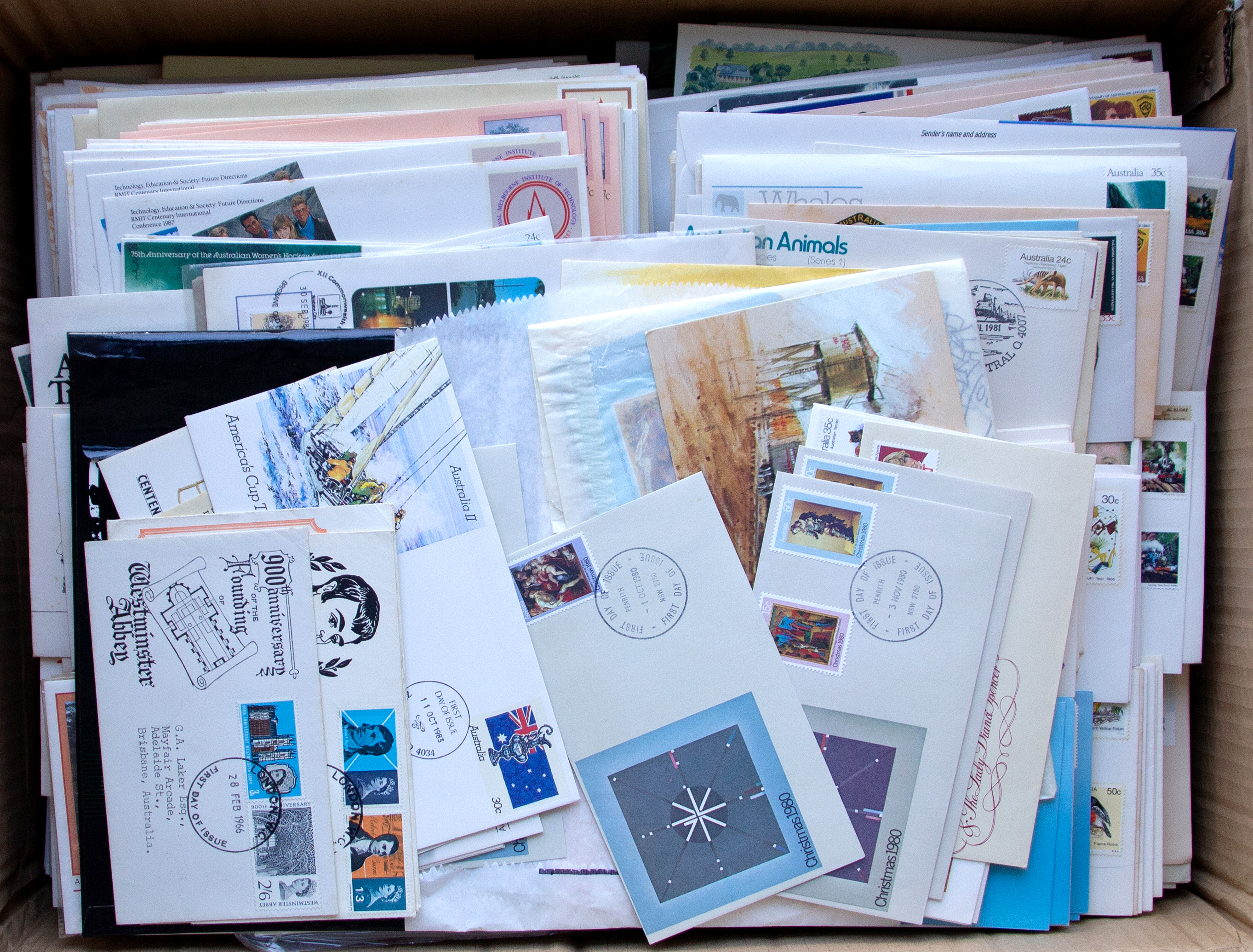 Accumulation, First Day Covers & Pre-Stamped Envelopes, 1970s - 1990s, Good