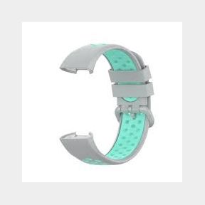 MDM Fitbit Charge 3/4 Breathable Silicone Strap-Blue Grey - Bar 9901068462551- 51737/1340 JS B1 (S2)