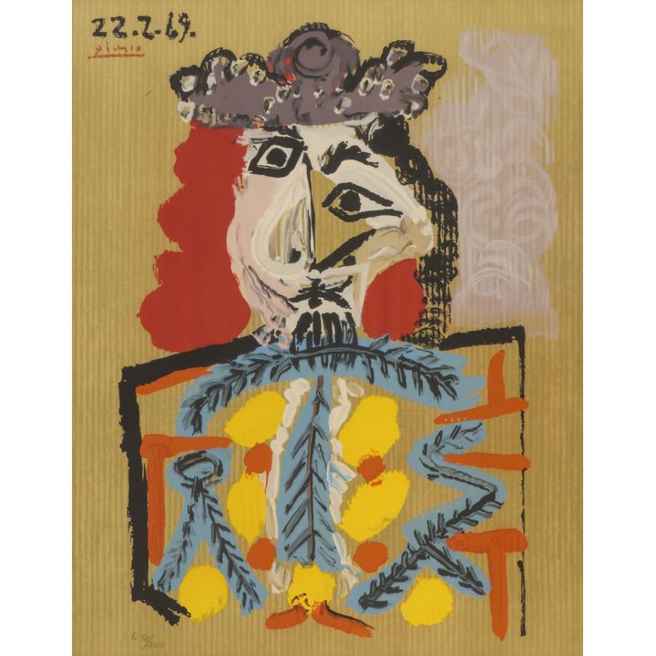 Pablo Picasso ''Les Portraits Imaginaires'' 1969 Lithograph