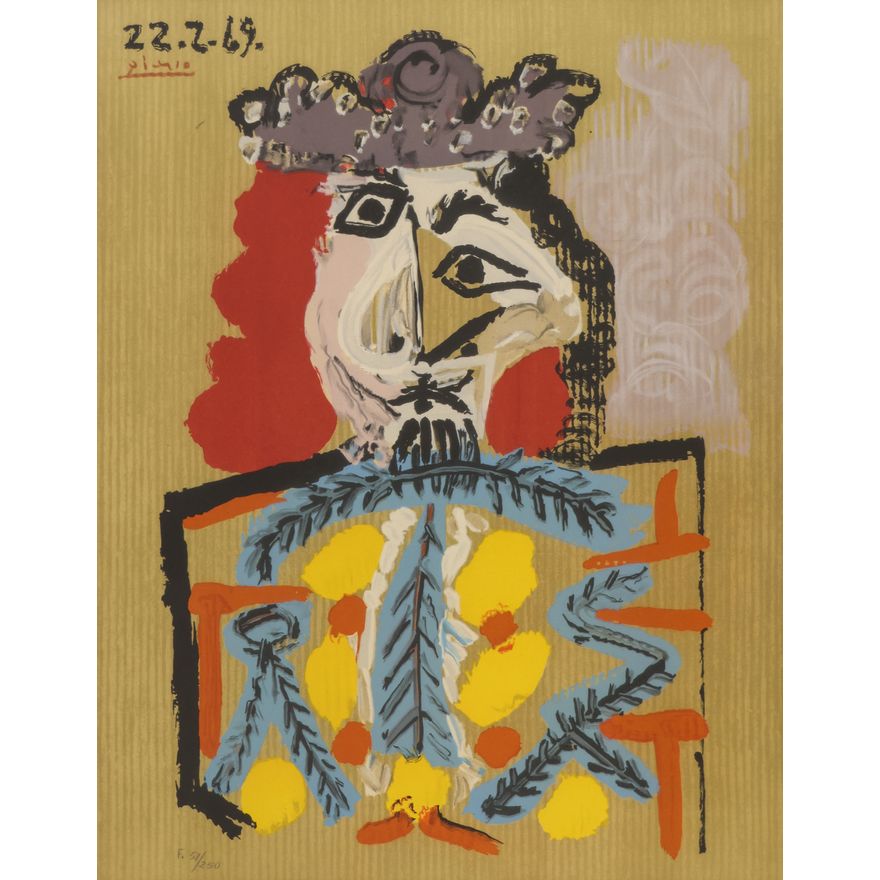 Pablo Picasso ''Les Portraits Imaginaires'' 1969 Lithograph