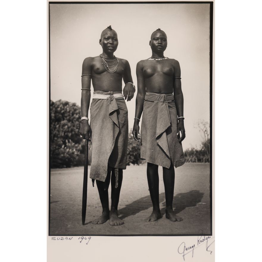 George Rodger ''Dinka Girls, Sudan'' 1949 Silver Gelatin