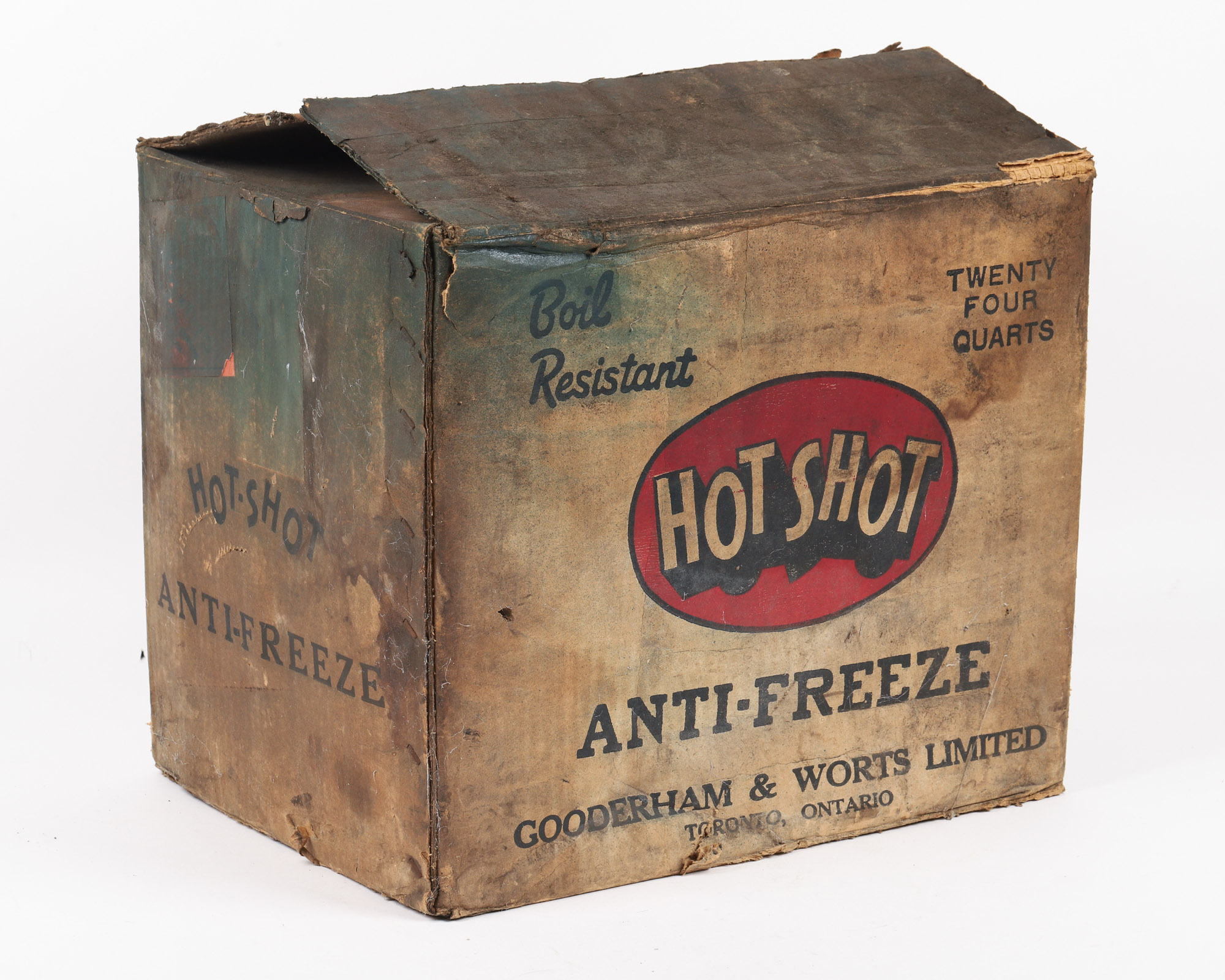 Hot Shot Antifreeze 1 Imperial Quart Cans with Box | Miller