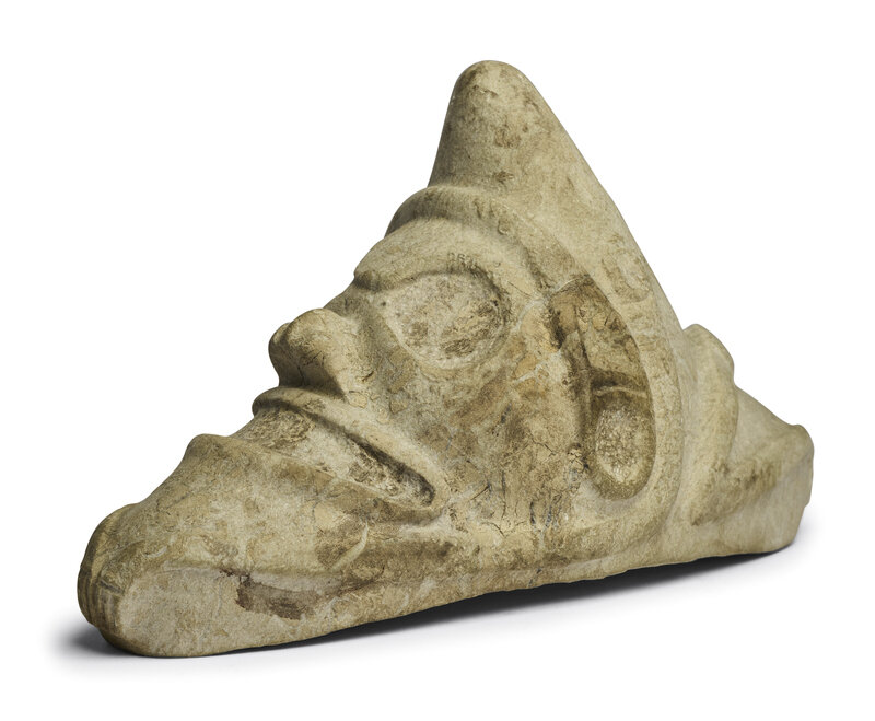 A Taino-Style Stone Trigonalito