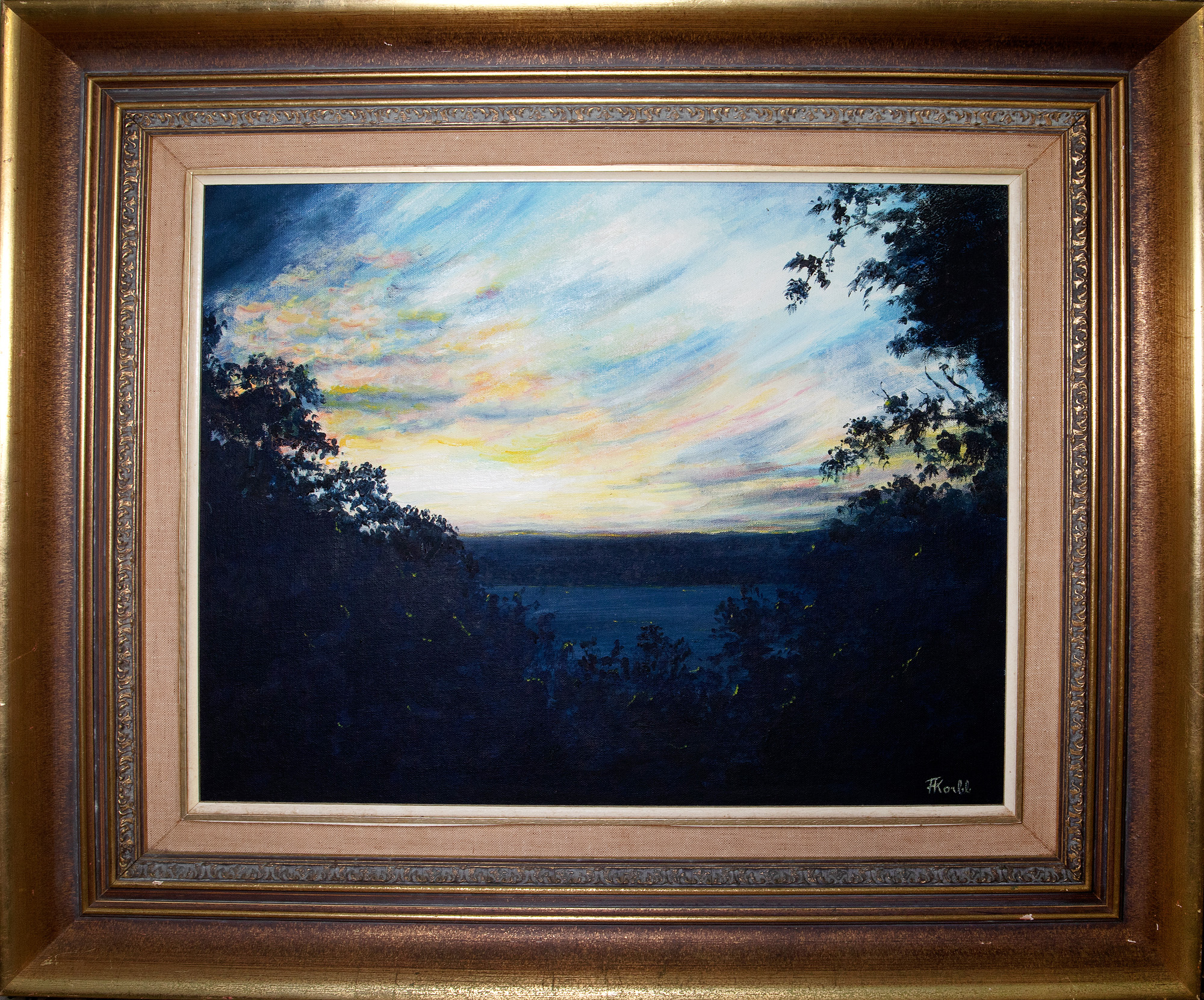 454 · Frank Korbl, 'Hawkesbury Sunset', 1978