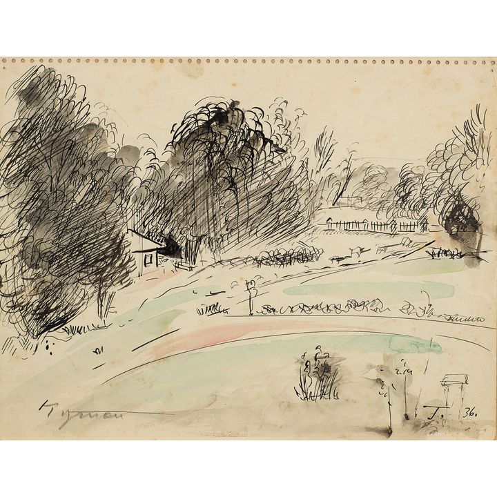Tymon Niesiołowski | Pejzaż, 1936 r.