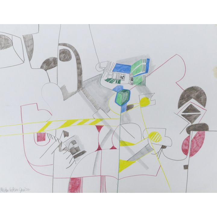 Milton Wilson ''June '77'' Mixed Media