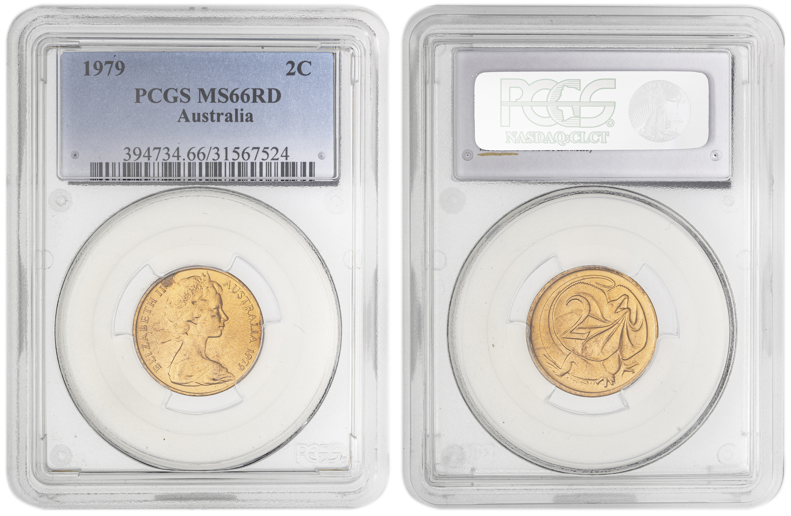 Two Cent, 1979, PCGS MS66RD