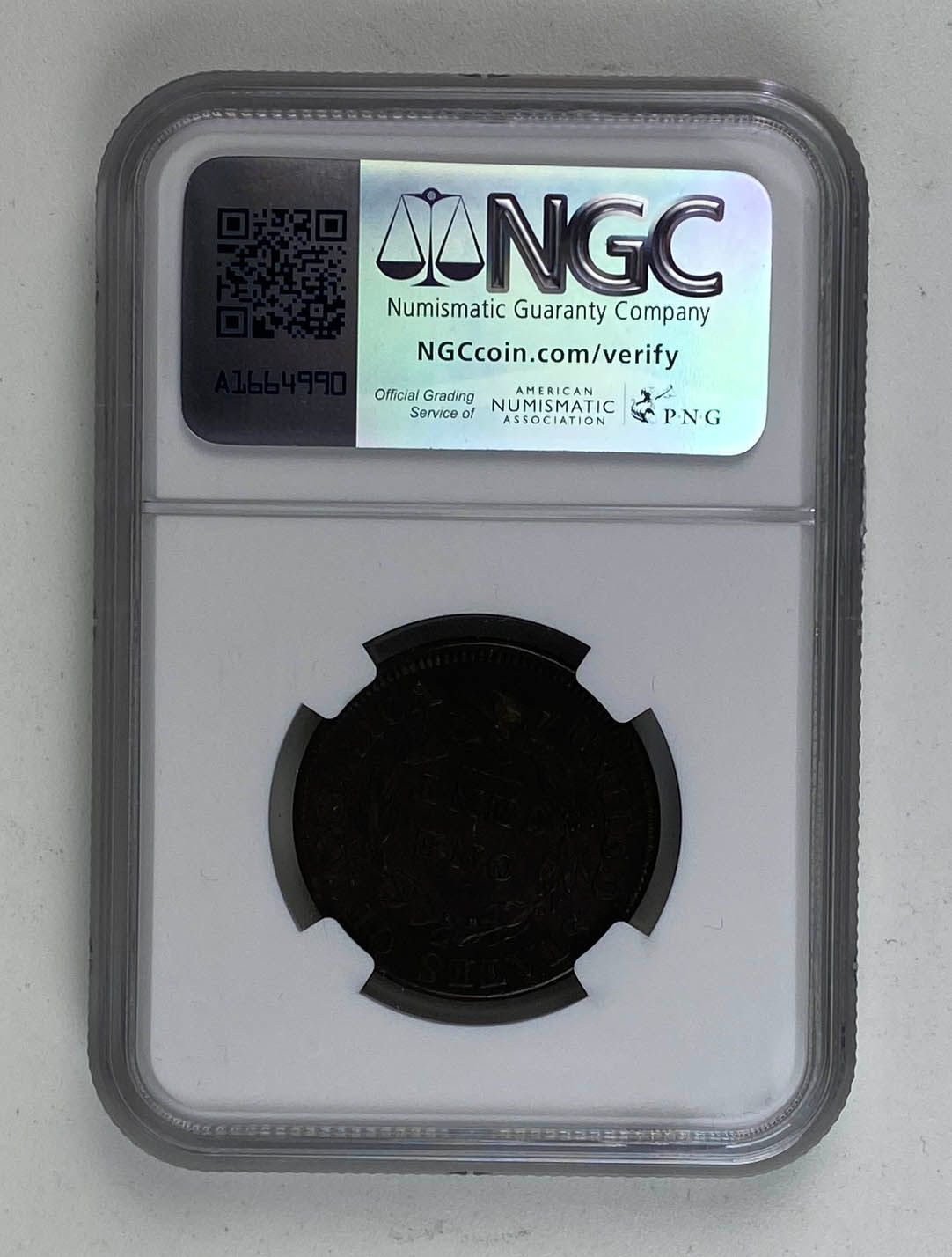 1812 Classic Head Large Cent. Small Date. S-290. Rarity 1. NGC XF 45 BN ...