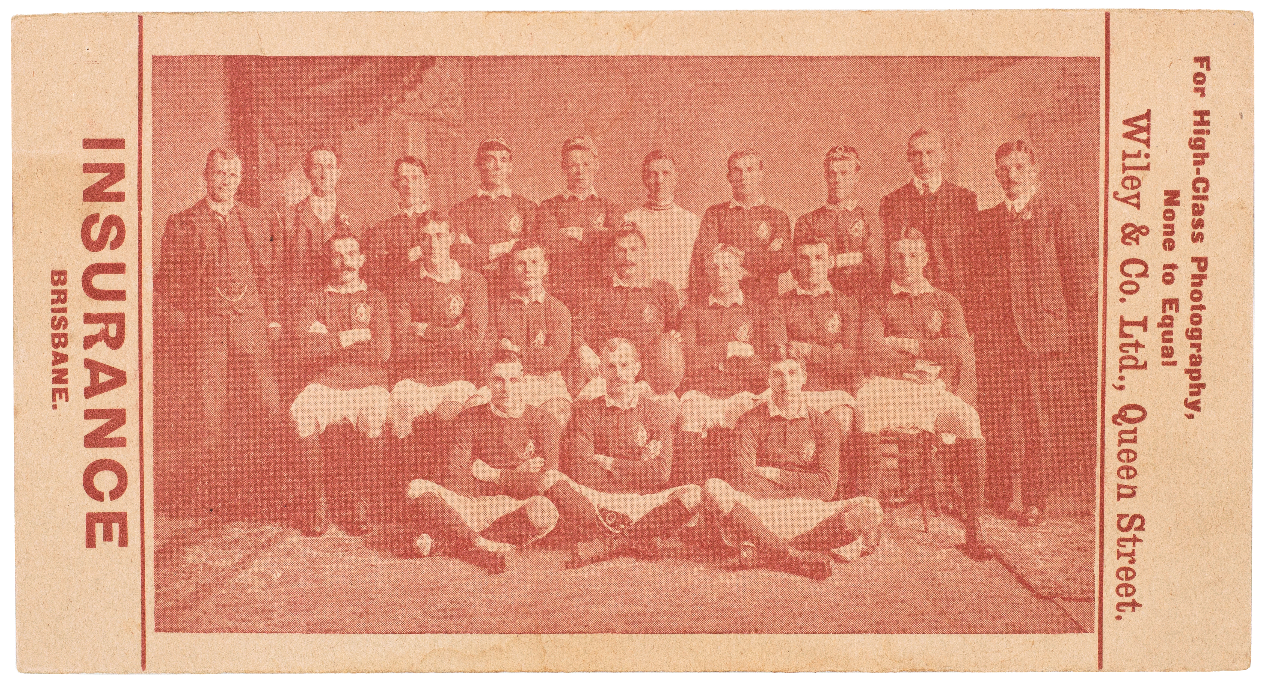 Official Programme of the NSW Rugby Players in QLD, 1904, EF