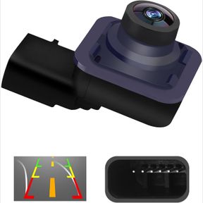 REAR VIEW BACKUP CAMERA, COMPATIBLE WITH 2015 2016 2017 FORD F150, 170 WIDE-ANGLE HD COLOR NIGHT VISION GUIDELINE WATERPROOF BACK