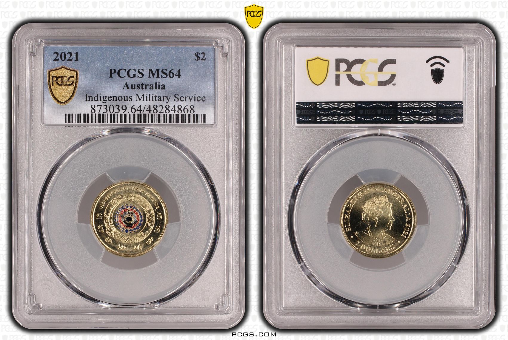 472 · Indigenous Military Service, Two Dollar, 2021, PCGS MS64