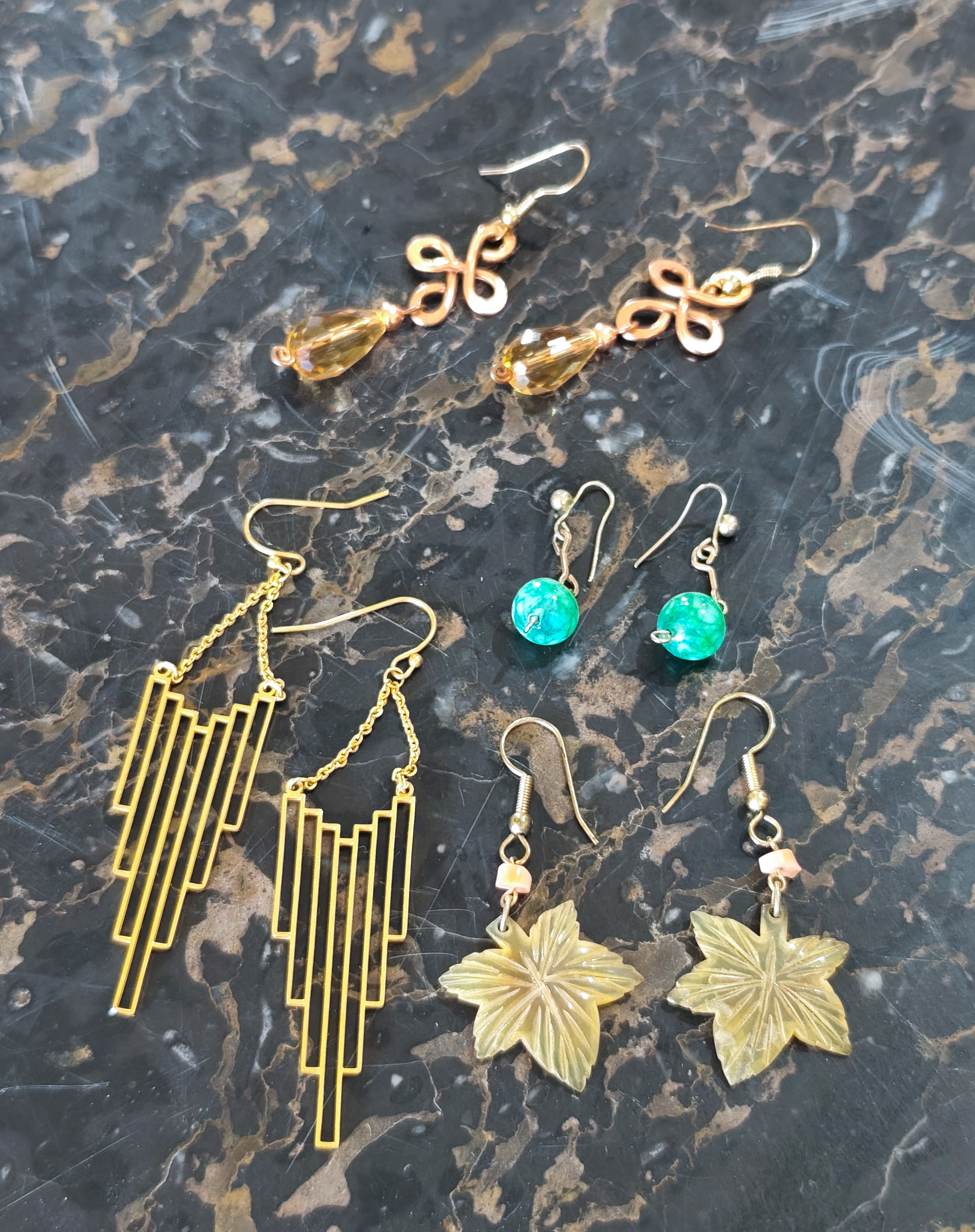 Earring Pairs x 4 — sold at auction in New Zealand for $10
