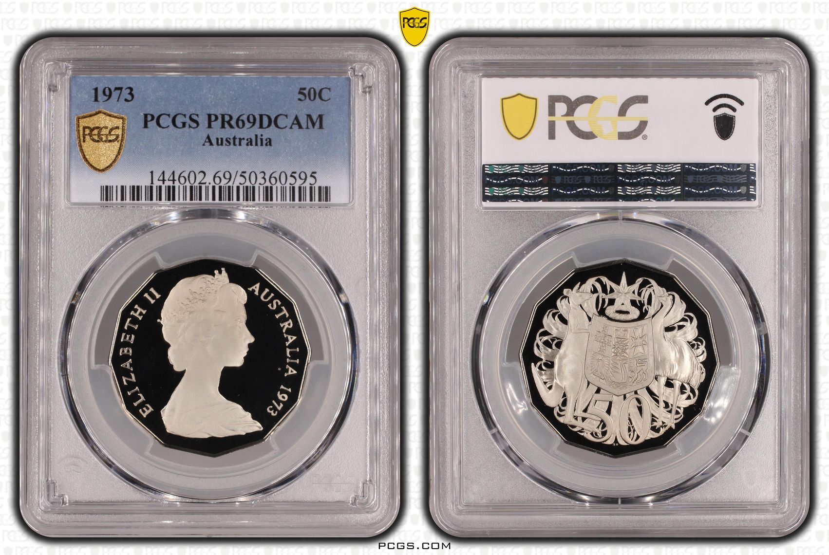 Fifty Cent, 1973, PCGS PR69DCAM