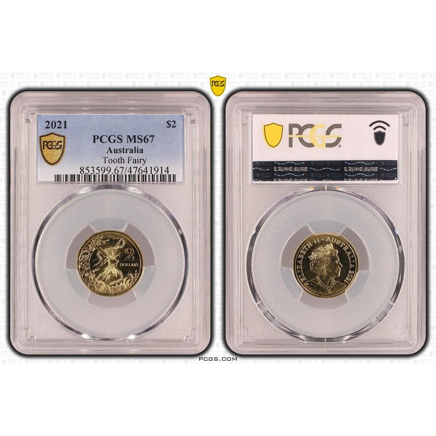 Tooth Fairy, Two Dollar, 2021, PCGS MS 67