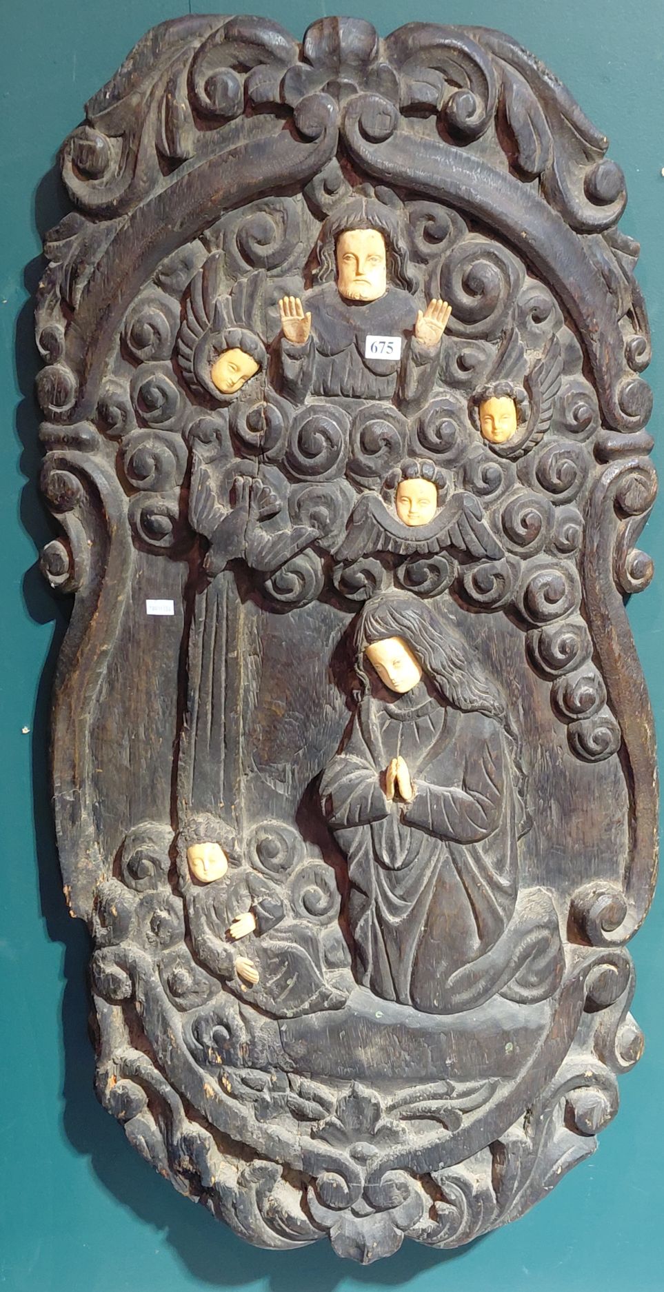 675 · 18TH C. ECCLESIASTICAL CARVING