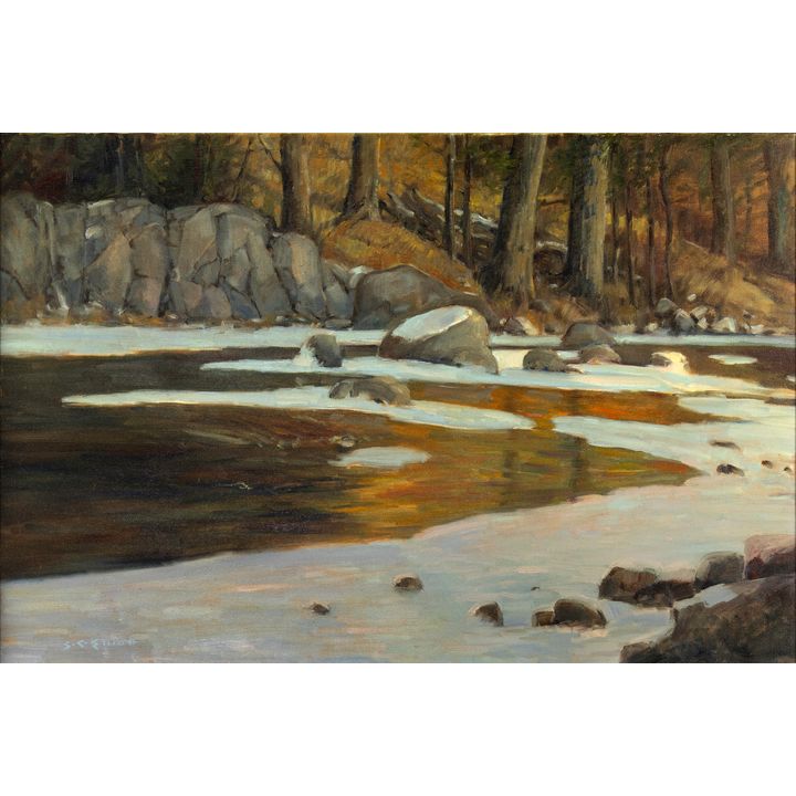 Stephen Elliott (1943-2021), Narrows Park in Winter, 1996