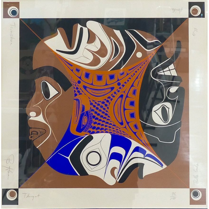 Barry Herem ''Tlingit, Haida, Bella Coola, and Tsimshian'' 1978 S/N Serigraph