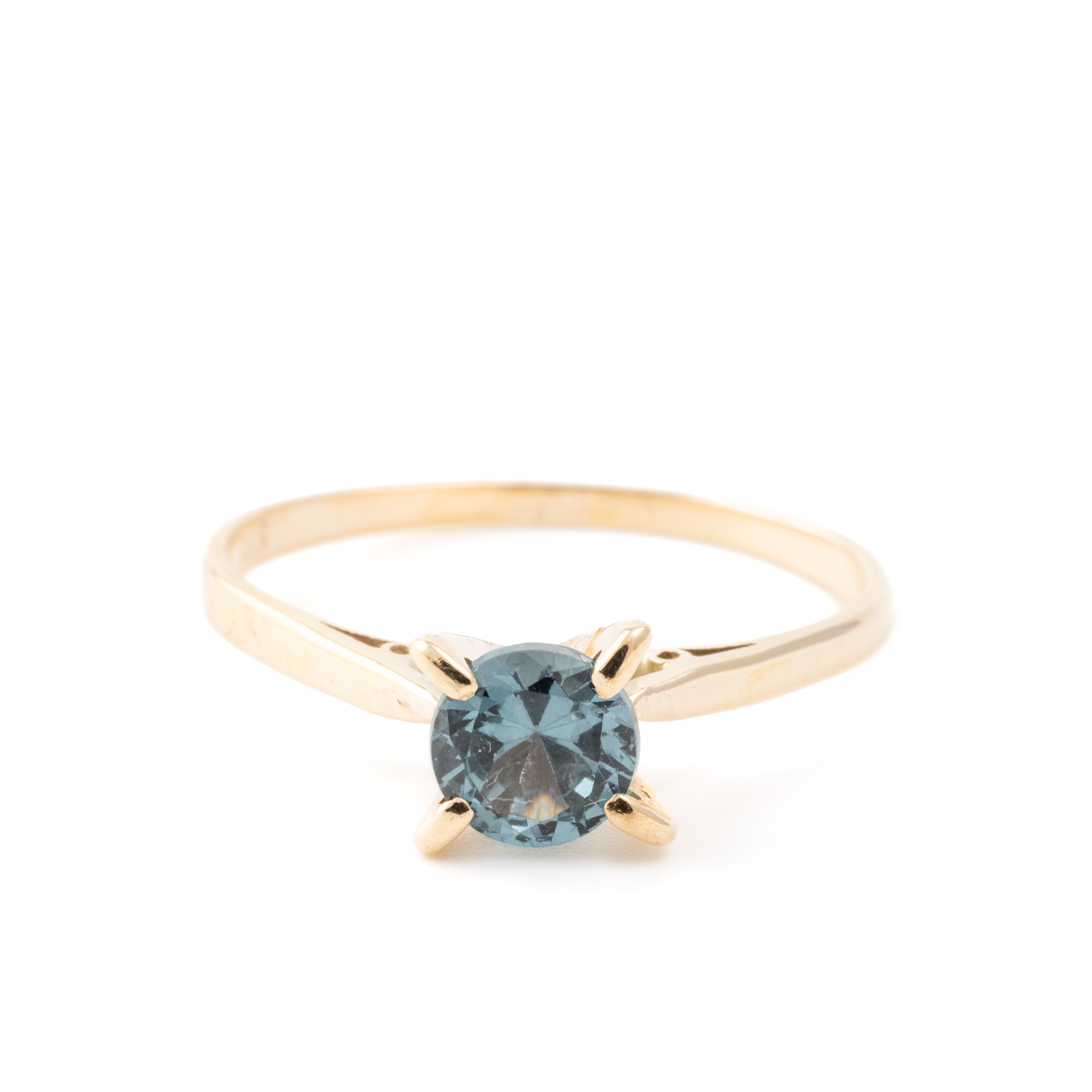 Synthetic Spinel Ring in 9ct Yellow Gold
