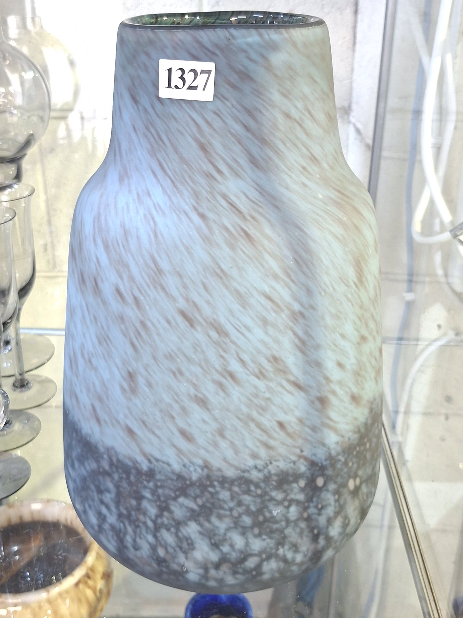 Large Art Glass Vase