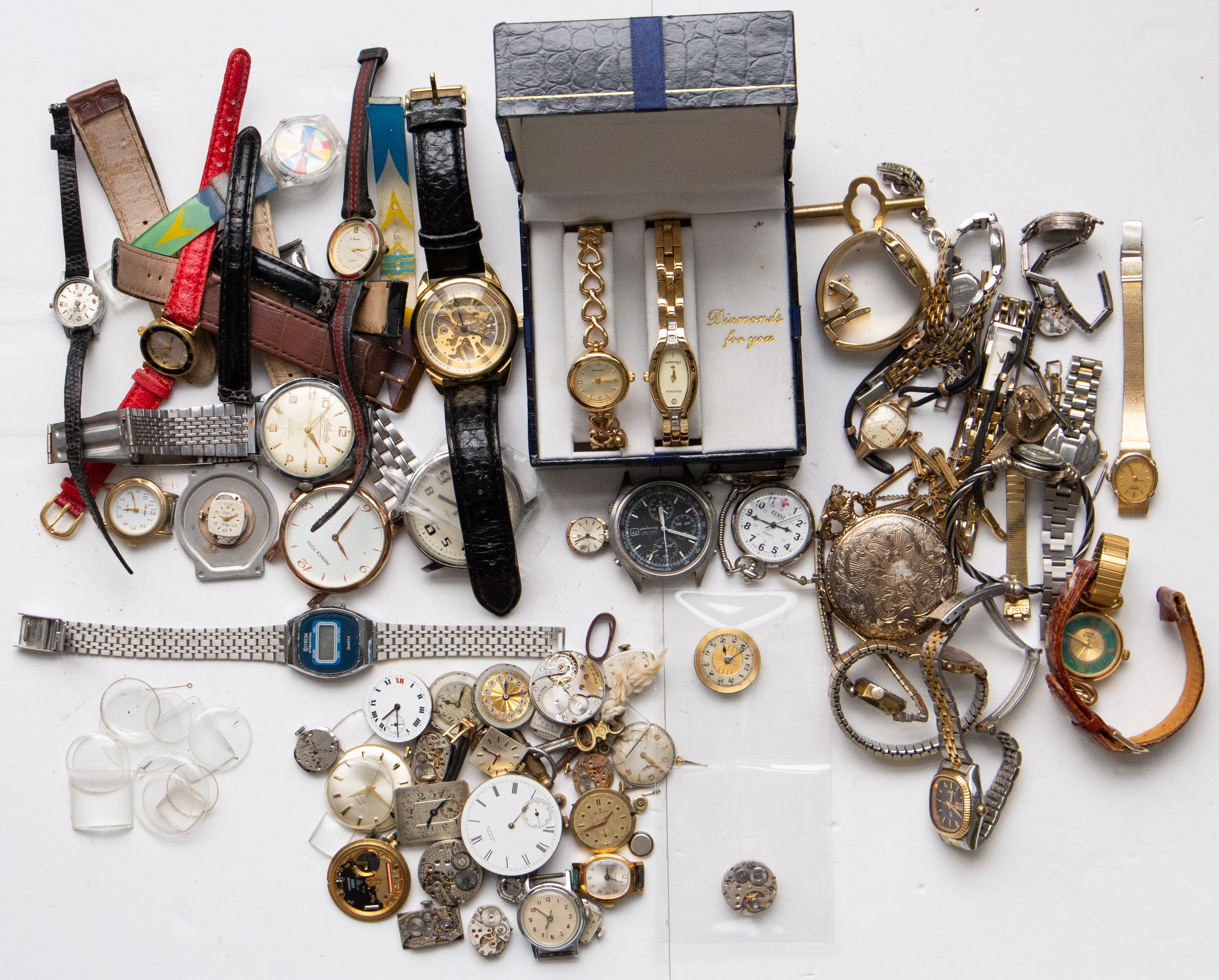 World, Watches & Movements, c.1800 - 2000, VGC