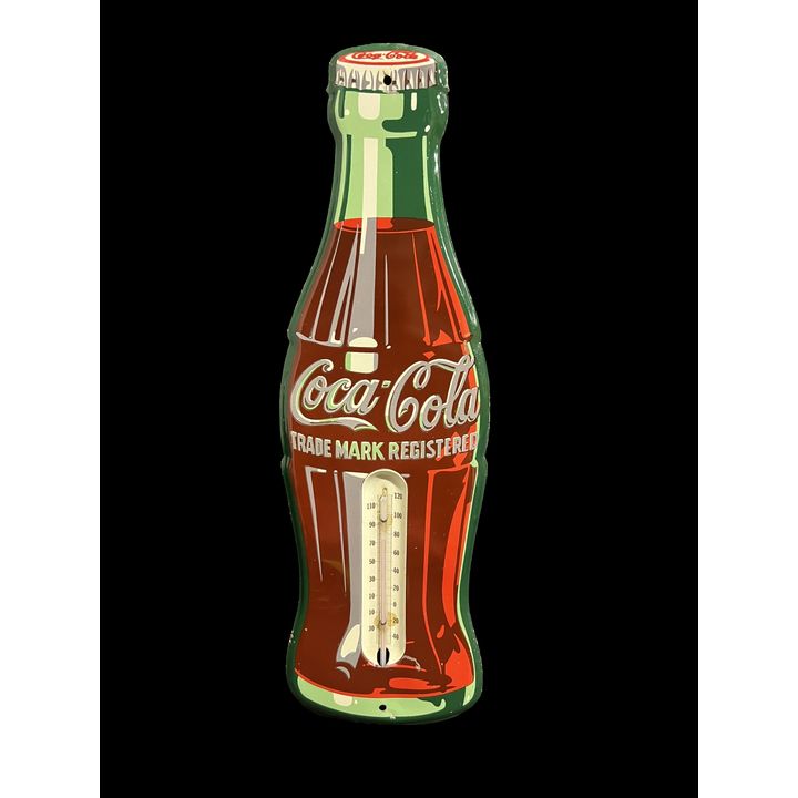 Coca Cola Coke Tin Metal Soda Thermometer