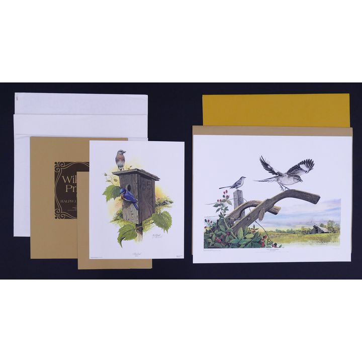 6pc Ralph J. McDonald Bird Signed Lithographs. Published by Americana Graphics and Countryside Studio.