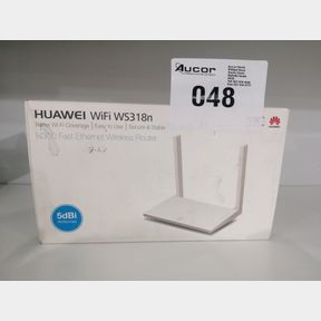 HUAWEI N300 WI-FI ROUTER 4 X 10/100MBPS ETHENET PORTS 300MBPS SINGLE BAND - WS318n