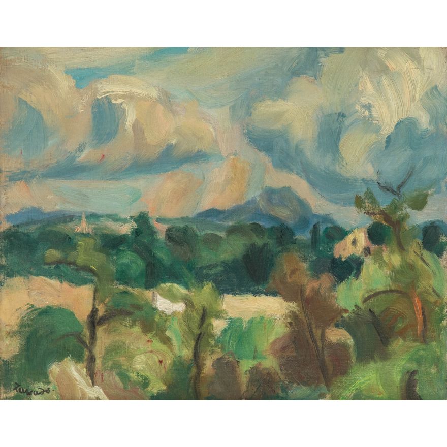 Wacław Zawadowski | Pejzaż - Góra Sainte Victoire