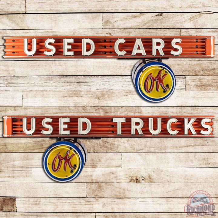10' OK Chevrolet Used Cars & Trucks Multi-Piece DSP Neon Sign - 9 & 9C