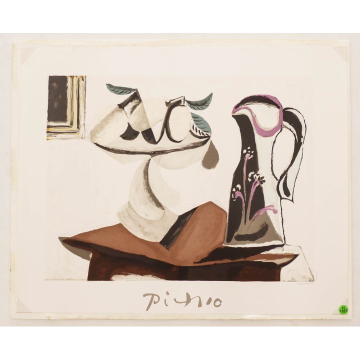 Marina Picasso Still Life Lithograph Loose- 21x26''