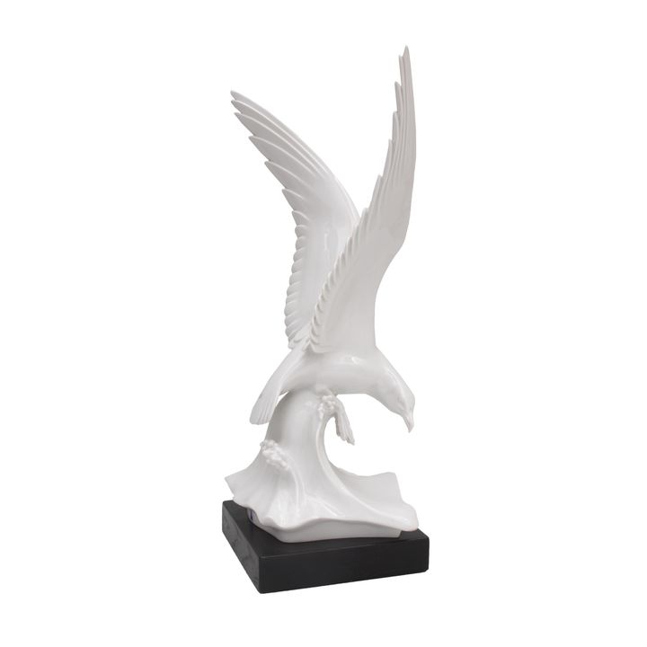 Figura mewy na fali