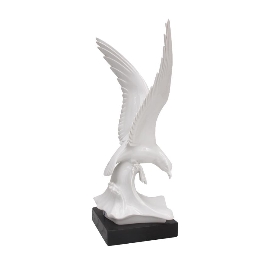 Figura mewy na fali
