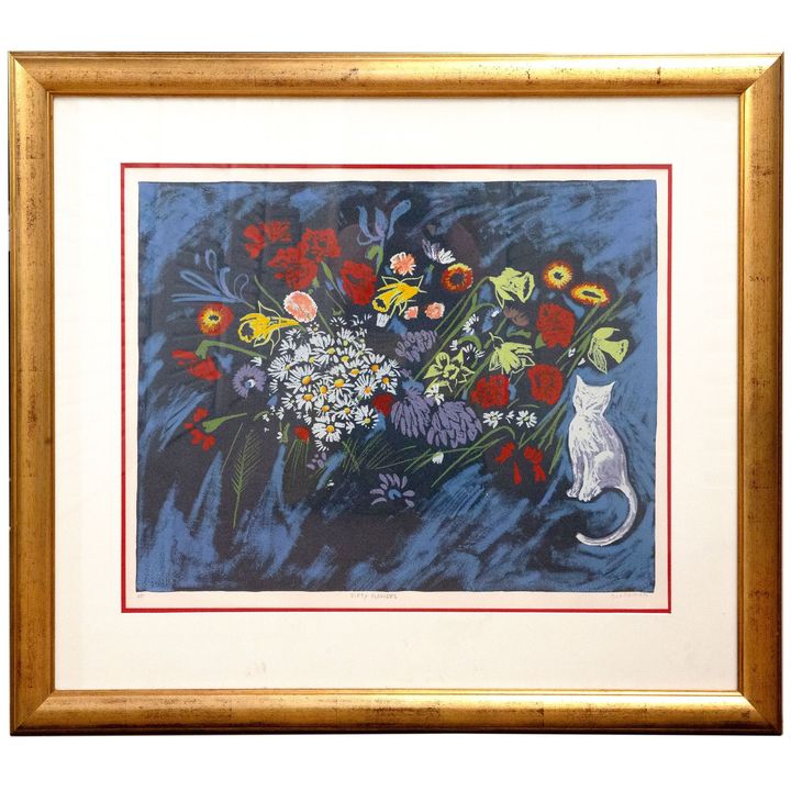 Charles Blackman (1928-2018), 'Fifty Flowers',
