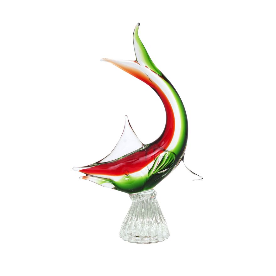 Figurka marlina, Murano, 2 poł. XX w.
