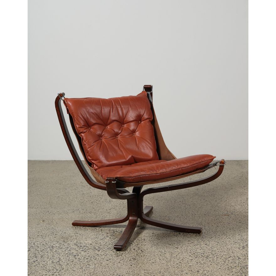 Sigurd Resell (Norway, 1920-2010) for Vatne Mobler of Norway - ‘Falcon’ chair, circa 1970