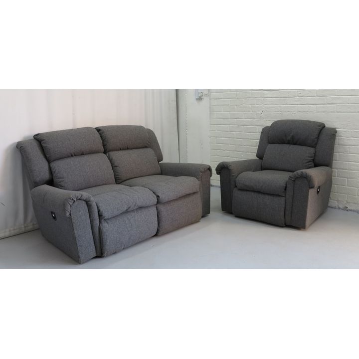 RECLINING SOFA AND ARMCHAIR