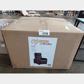 VEGAS DARK RECLINER CHOCOLATE CHAIR (VRC-299DC)